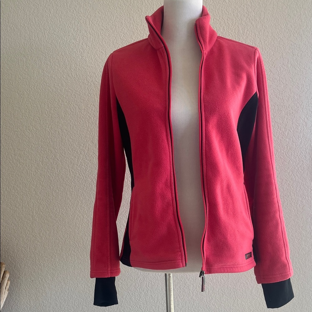 Marc New York Women's Warm Pink and Black Ski Jacket